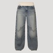 FJØRNA lightweight summer women's wide-leg jeans with elastic waist and breathable fabric, stylish and comfortable for warm weather.