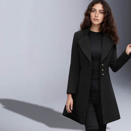 Freya | Elegant Wool Overcoat