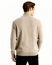 Men’s Half Turtleneck Zipper Sweater