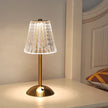 Alise - Golden Crystal Rechargeable Table Lamp