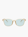 Women’s round sunglasses by FJØRNA with UV protection, acetate frame and stylish circular design.