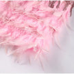 Elegant FJØRNA mini fringe cocktail dress for women, featuring stylish design perfect for parties and special occasions.
