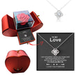 Eva | Eternal Rose Necklace Set