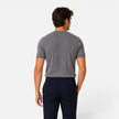 Men's lightweight knitted striped T-shirt by FJØRNA, slim fit summer shirt with comfortable, breathable fabric and stylish design.