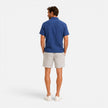 Men's lightweight summer two-piece set by FJØRNA featuring breathable casual fit fabric suitable for warm weather.