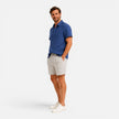 Men's two-piece summer set by FJØRNA, lightweight and breathable casual fit, featuring a short-sleeve top and matching shorts.