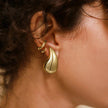 Grace | Sculpted Teardrop Earrings in 18K Gold plated or Silver