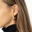 Grace | Sculpted Teardrop Earrings in 18K Gold plated or Silver