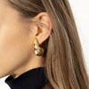 Grace | Sculpted Teardrop Earrings in 18K Gold plated or Silver