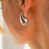 Grace | Sculpted Teardrop Earrings in 18K Gold plated or Silver