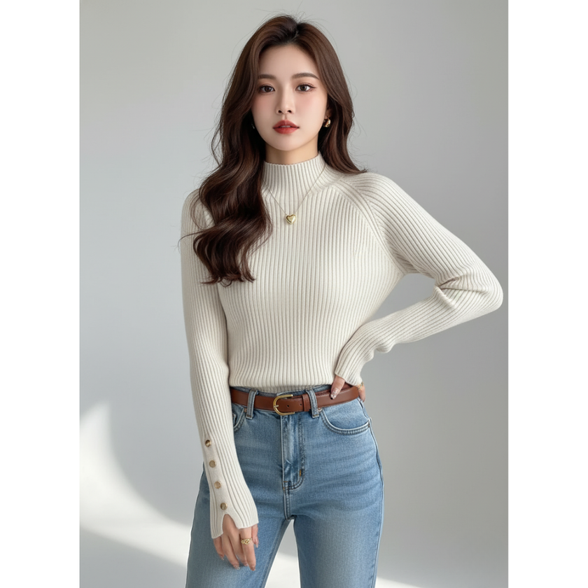 Olivia – turtleneck top Women’s - Cozy Style | Jumper