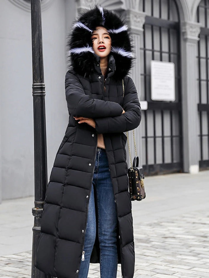 Frostinne | Women's Long Belted Winter Coat for Ultimate Warmth