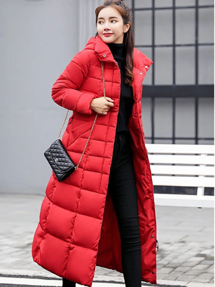 Frostinne | Women's Long Belted Winter Coat for Ultimate Warmth