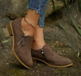 FJØRNA Bronte orthopedic zip-up ankle boots in veva_bruin2 color, featuring supportive design and stylish ankle coverage.