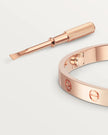 Grace - Screw Detail Bracelet in Rose Gold Plated Finish