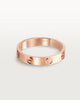 Mia - Screw Detail Ring in Rose Gold Plated Finish