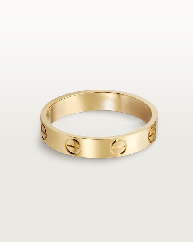 Fjorna | Unisex Ring Gold Size Adjustable Zinc Alloy 1