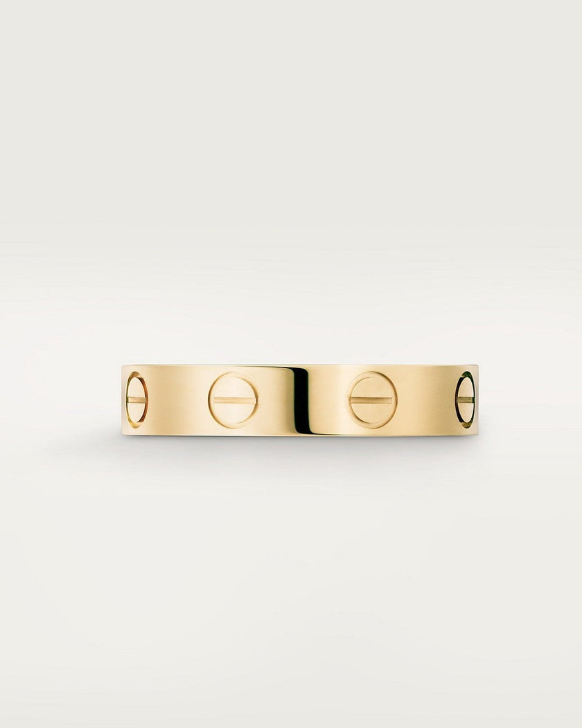 Fjorna | Unisex Ring Gold Size Adjustable Zinc Alloy 3