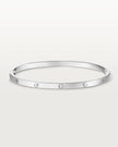 Fjorna | Women's Bangle Bracelet Silver One Size Alloy 6