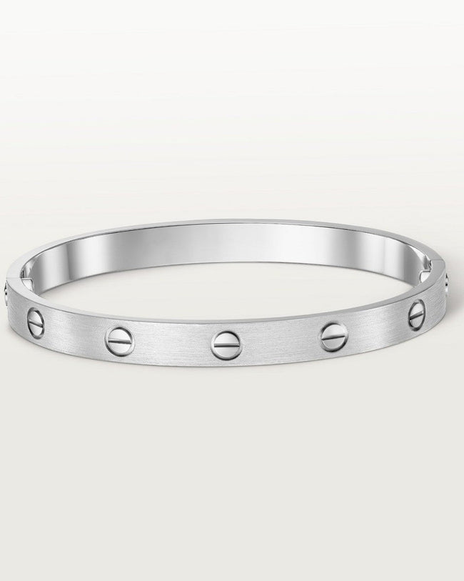 Fjorna | Women's Bangle Bracelet Silver One Size Alloy 1