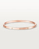 Grace - Screw Detail Bracelet in Rose Gold Plated Finish
