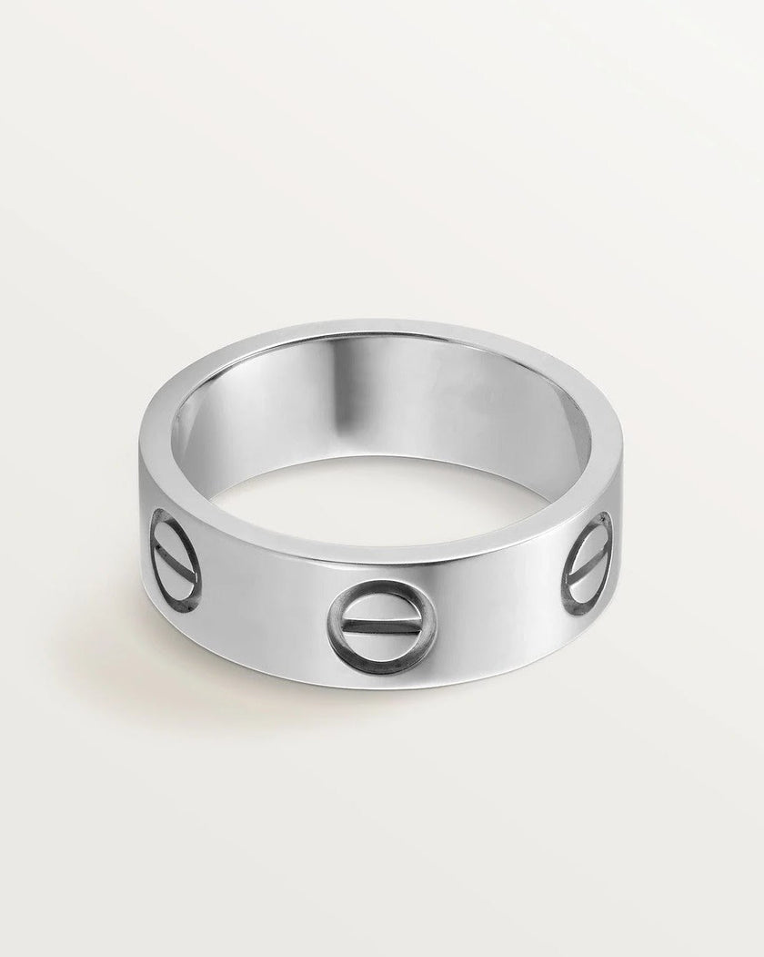 Fjorna | Unisex Ring Silver Size One Zinc Alloy 8