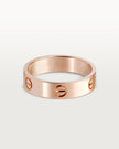 Mia - Screw Detail Ring in Rose Gold Plated Finish