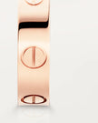Mia - Screw Detail Ring in Rose Gold Plated Finish