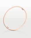 Grace - Screw Detail Bracelet in Rose Gold Plated Finish