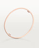 Grace - Screw Detail Bracelet in Rose Gold Plated Finish