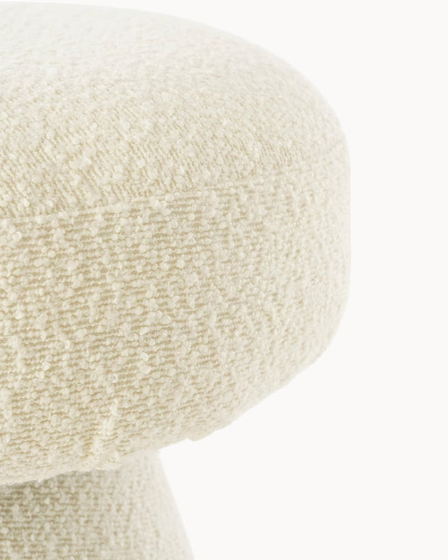 Marhaus | White Mushroom-Shaped Stool