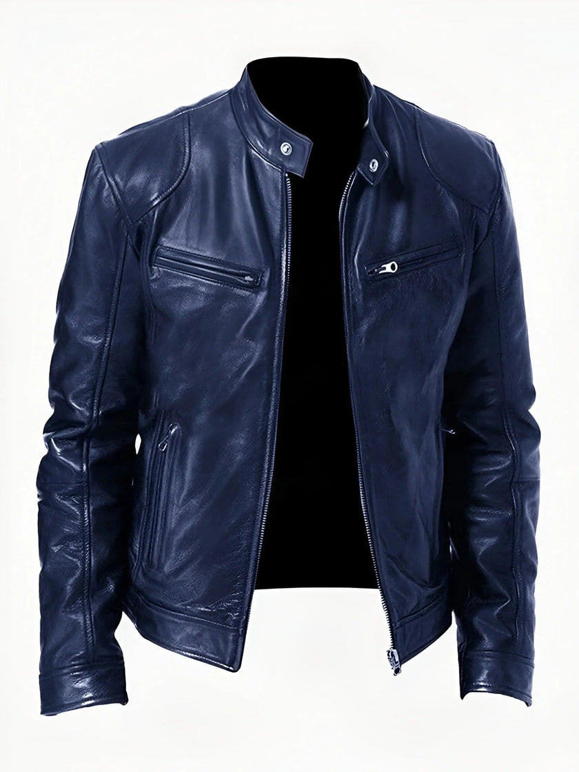 Stephan – Black Leather Jacket for Men - Stylish & Durable | Casual Wear 10