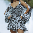 Isla | Elegant Ruffled Dress with Built-In Shorts