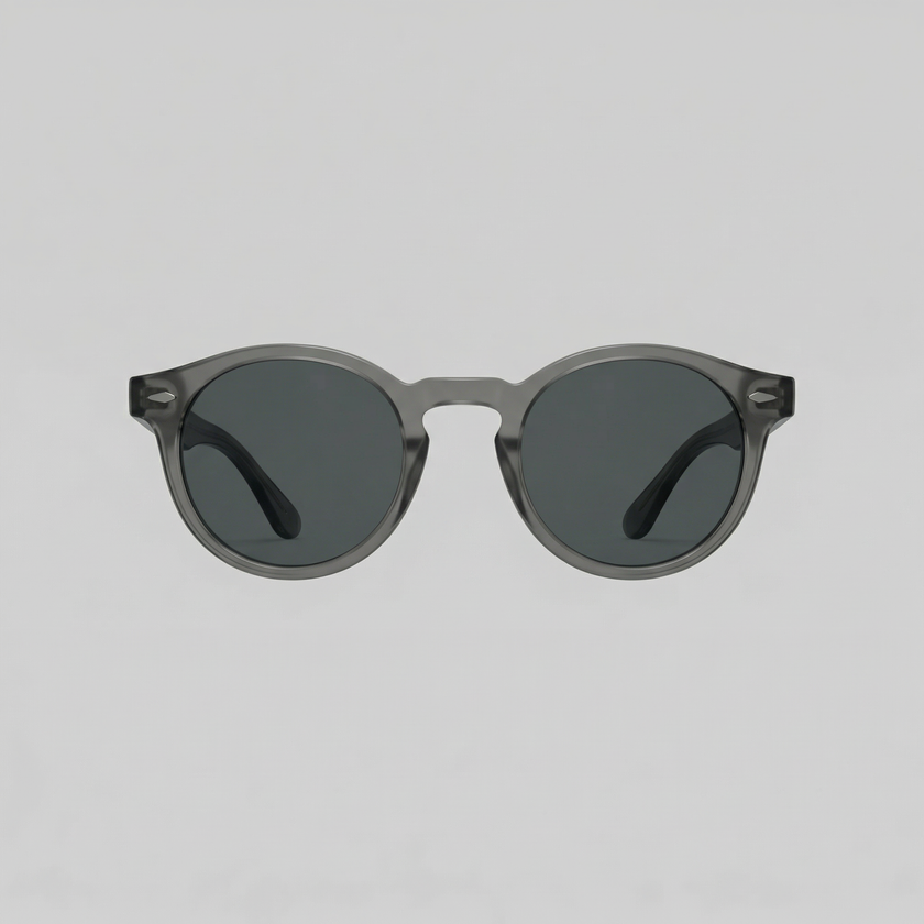 FJØRNA men's polarized sunglasses with glare-reducing lenses, suitable for outdoor activities, shown on a neutral background.