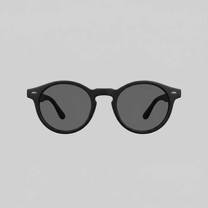 Men's FJØRNA polarized sunglasses with glare-reducing lenses, designed for outdoor use, shown on a model.