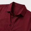 Men's linen short sleeve buttoned shirt and matching shorts set by FJØRNA, lightweight and casual for warm weather.