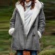 Maya | Cozy Oversized Vegan Fleece Jacket with Hood and Sherpa Lining